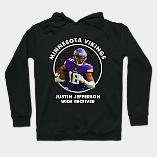 JUSTIN JEFFERSON - WR - MINNESOTA VIKINGS Hoodie